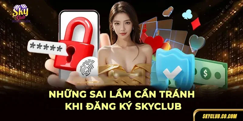 Nhập sai thông tin là những sai lầm cần tránh khi đăng ký tài khoản